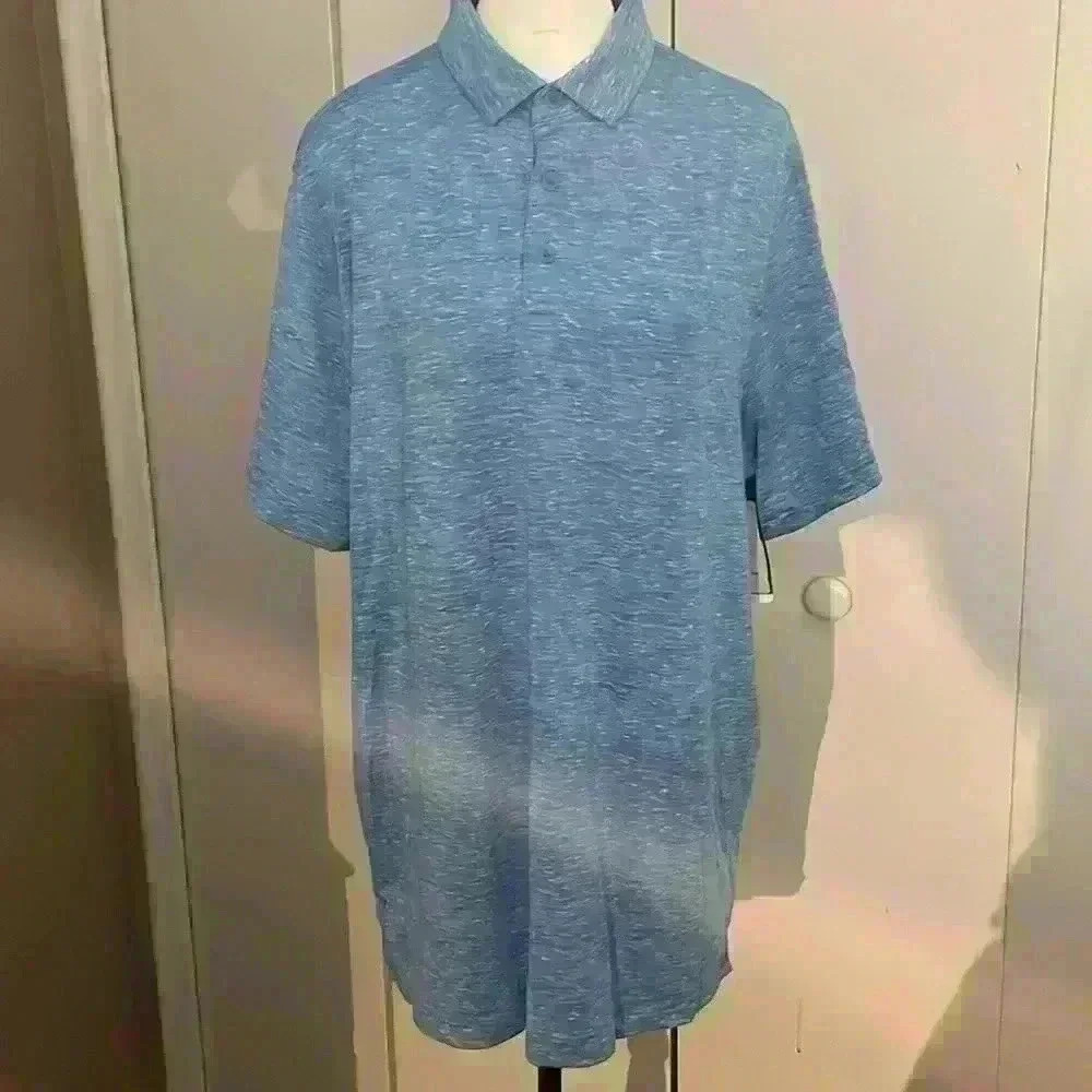 C9 Champion blue Golf Polo shirt short sleeve, DUO DRY/stretch/UV Protection 50+